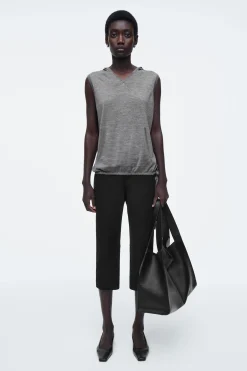 Sale COS BLUZA Z KAPTUREM Z WEŁNĄ MERINO