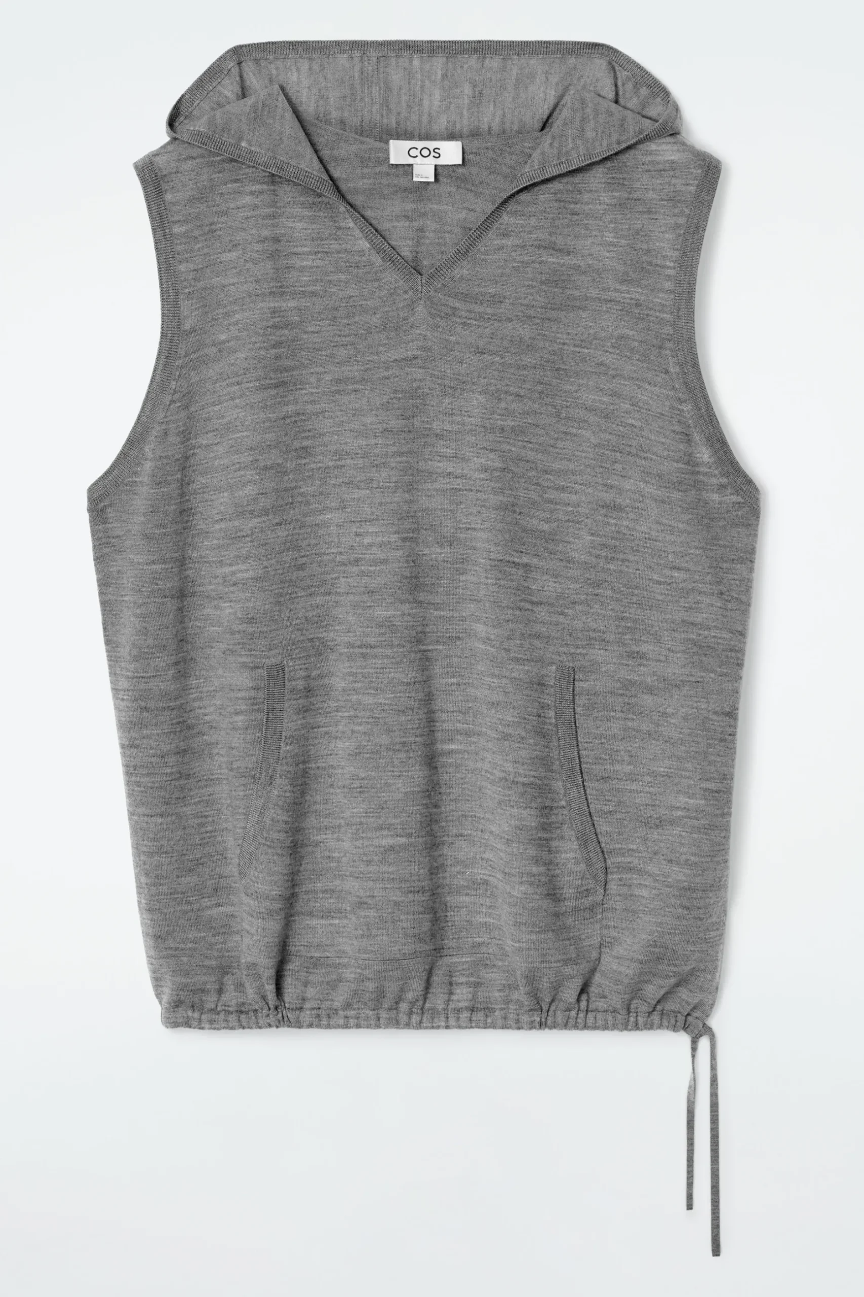 Sale COS BLUZA Z KAPTUREM Z WEŁNĄ MERINO