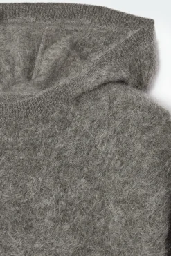 Clearance COS BLUZA Z KAPTUREM ZE SZCZOTKOWANEGO KASZMIRU