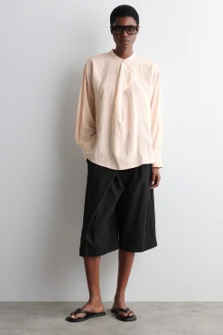 Fashion COS BLUZKA Z DRAPOWANYM PANELEM