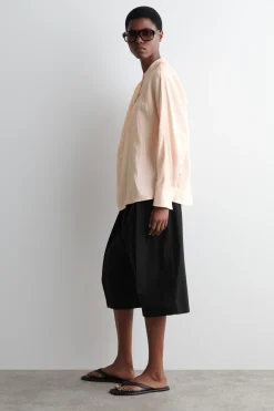 Fashion COS BLUZKA Z DRAPOWANYM PANELEM
