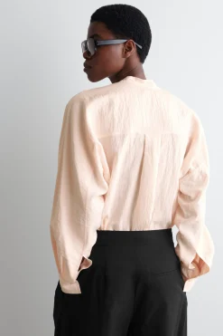Fashion COS BLUZKA Z DRAPOWANYM PANELEM