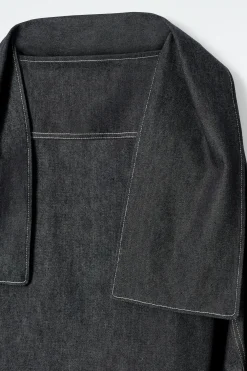 Sale COS BLUZKA Z SUROWEGO JEANSU