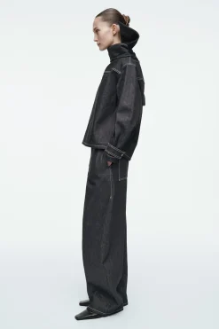 Sale COS BLUZKA Z SUROWEGO JEANSU