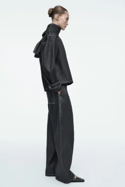 Sale COS BLUZKA Z SUROWEGO JEANSU
