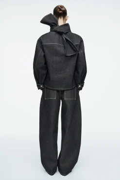 Sale COS BLUZKA Z SUROWEGO JEANSU