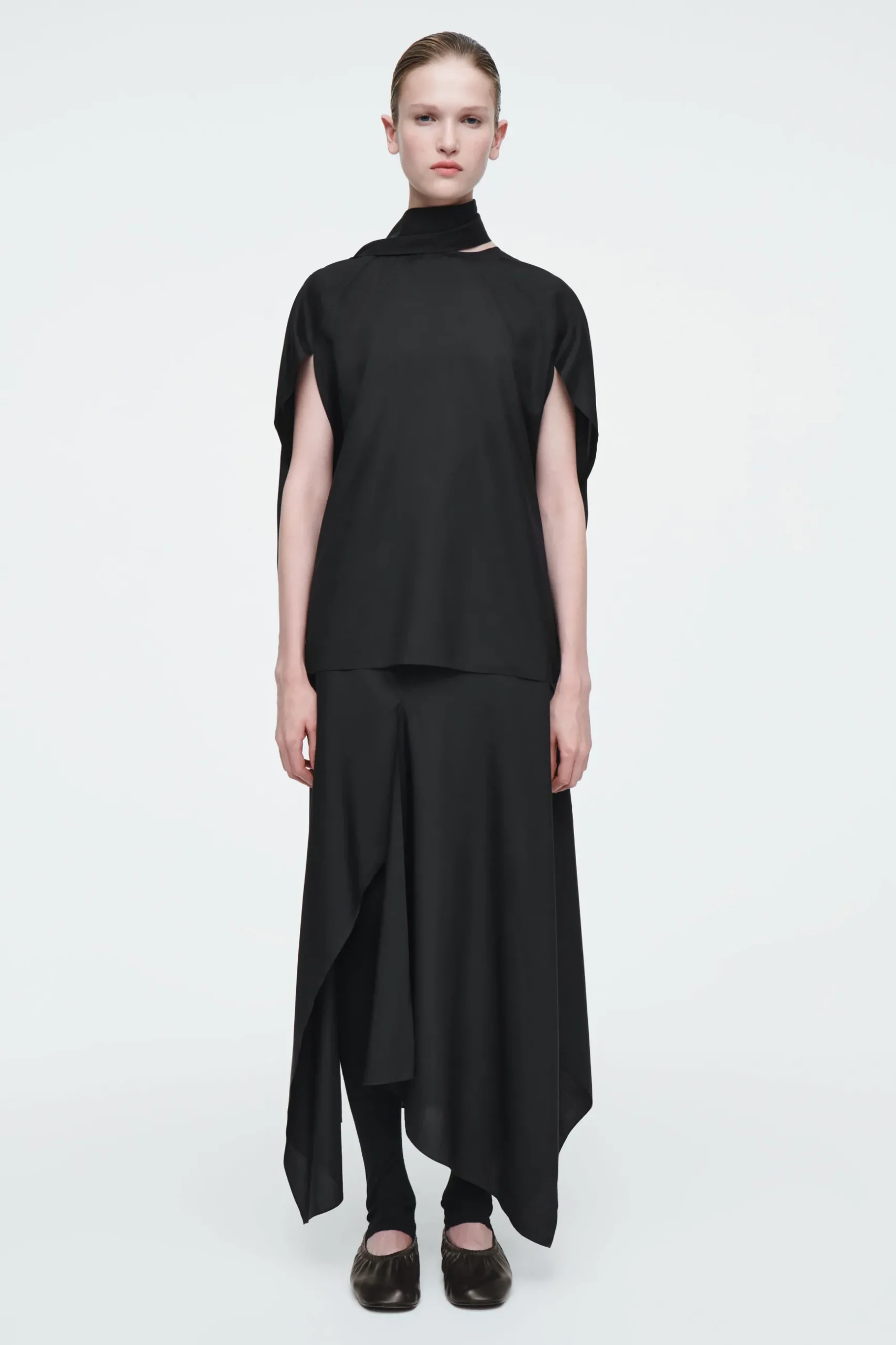 New COS BLUZKA Z SZALEM