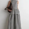 Best COS BOATNECK GATHERED MIDI DRESS