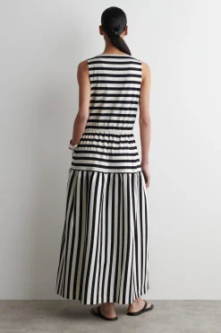 Best COS BOATNECK GATHERED MIDI DRESS