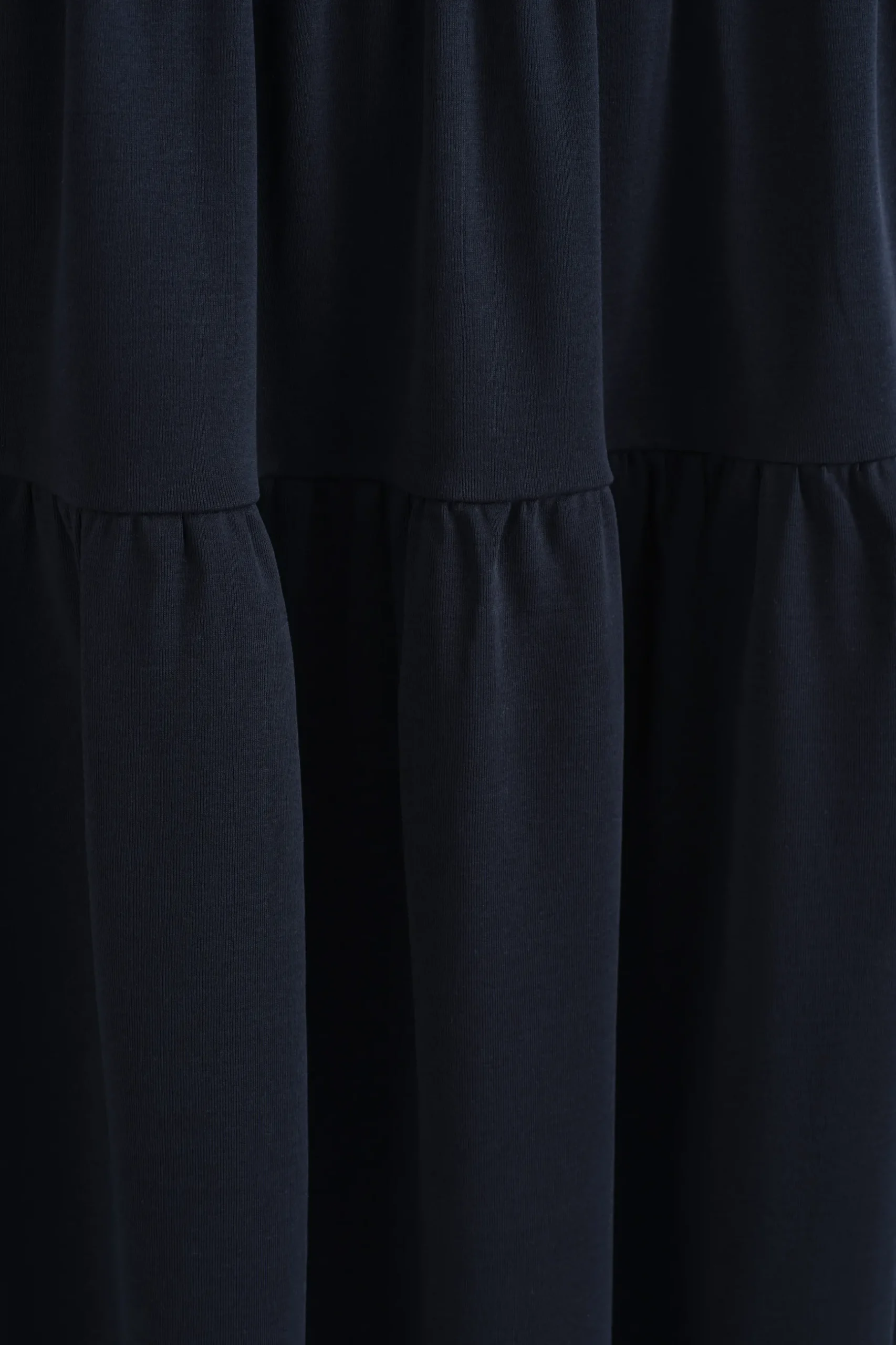 New COS BOATNECK GATHERED MIDI DRESS