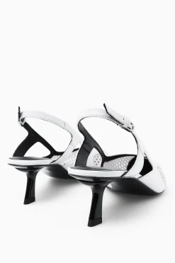Clearance COS BUTY Z SIATECZKĄ I SPICZASTYM CZUBKIEM NA OBCASIE