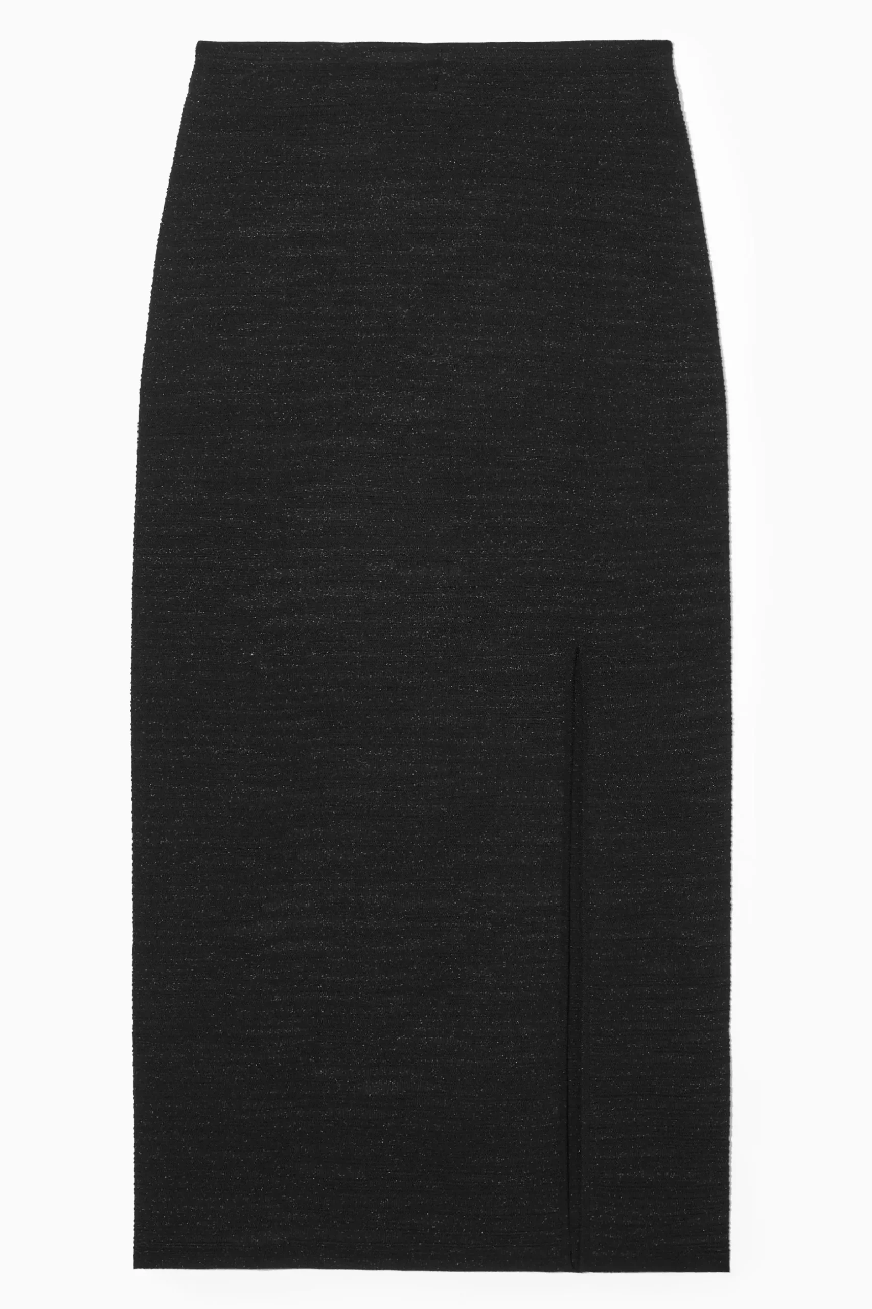 Fashion COS BŁYSZCZĄCA OŁÓWKOWA SPÓDNICA