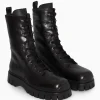 New COS CHUNKY LACEUP BOOTS Black