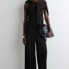 Sale COS COTTONLINEN WIDELEG TROUSERS