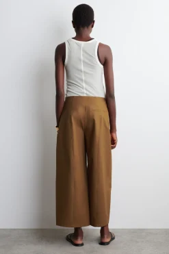 Best COS CROPPED BARRELLEG COTTON TROUSERS
