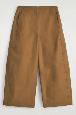 Best COS CROPPED BARRELLEG COTTON TROUSERS