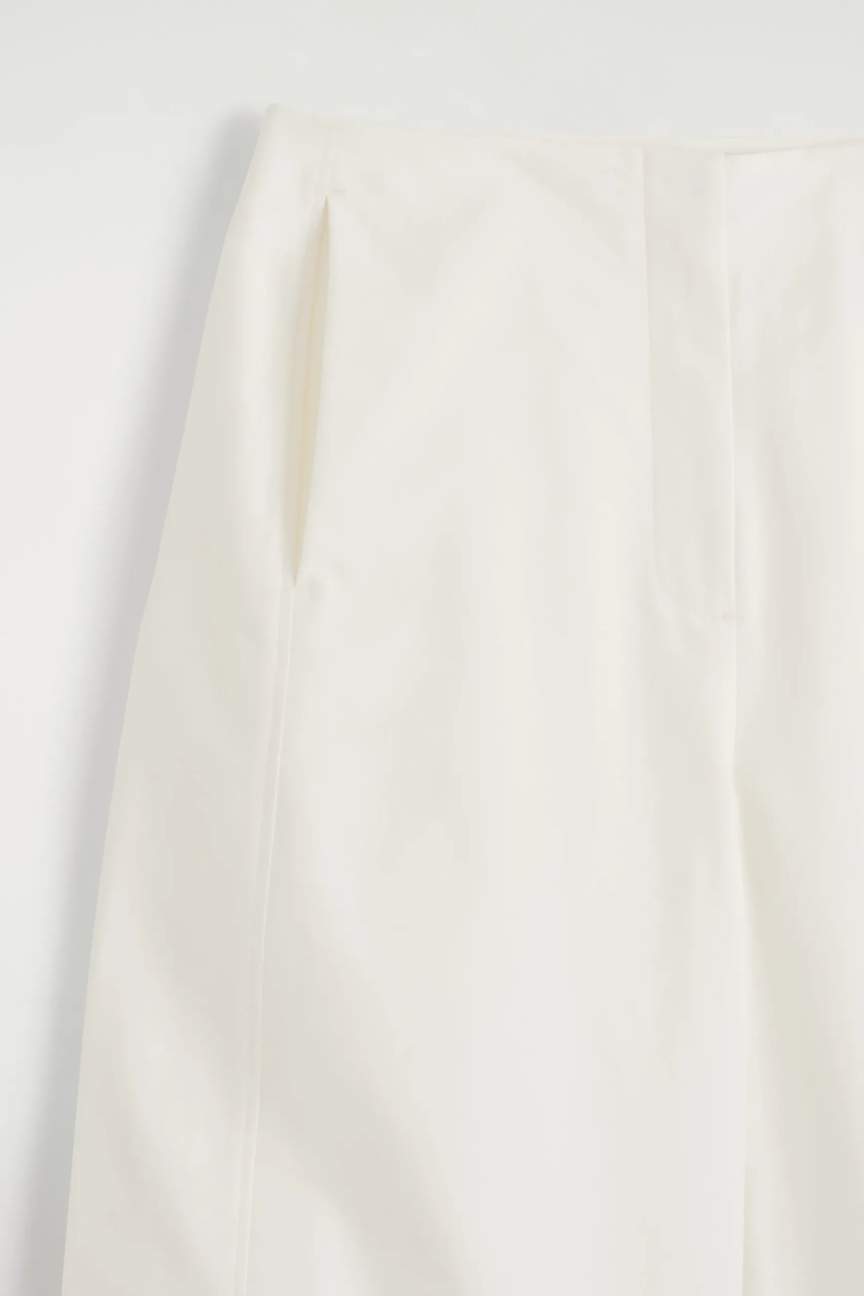 Fashion COS CROPPED BARRELLEG COTTON TROUSERS