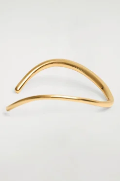 Clearance COS CURVED ARM CUFF Złocisty