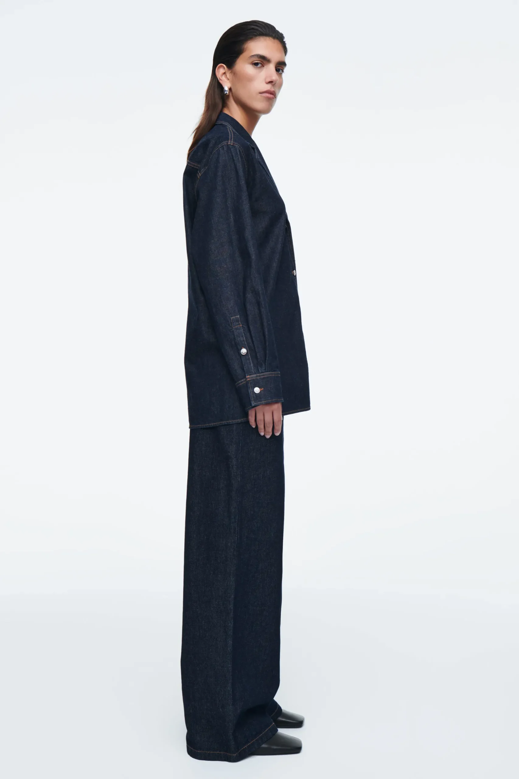 Discount COS DENIMOWA KOSZULA – REGULAR FIT