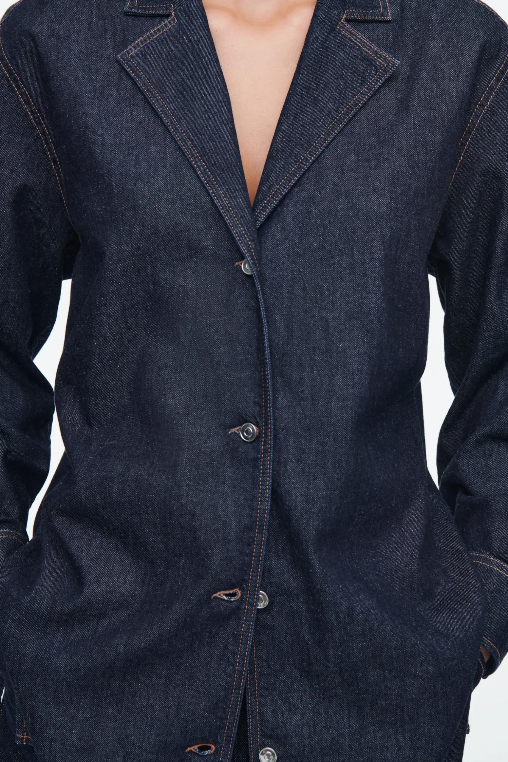 Discount COS DENIMOWA KOSZULA – REGULAR FIT