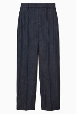 Discount COS DENIMOWE SPODNIE Z PROSTYMI NOGAWKAMI – SLIM FIT