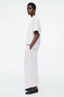 Sale COS DŻERSEJOWA BLUZA Z KRÓTKIM RĘKAWEM