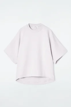 Sale COS DŻERSEJOWA BLUZA Z KRÓTKIM RĘKAWEM