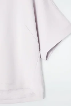 Sale COS DŻERSEJOWA BLUZA Z KRÓTKIM RĘKAWEM