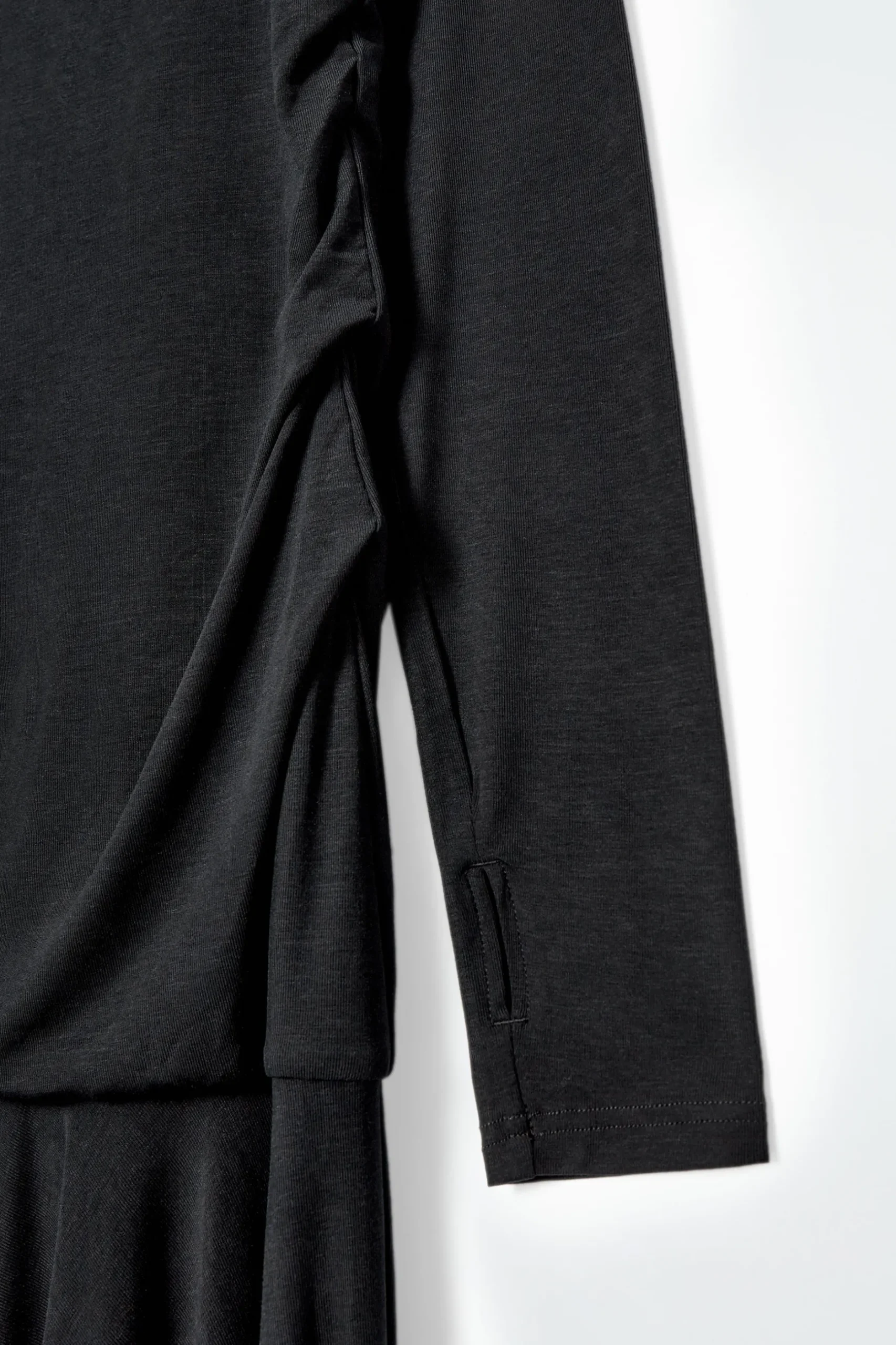 Fashion COS DŻERSEJOWA SUKIENKA MAXI Z OBNIŻONĄ TALIĄ