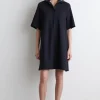Online COS DŻERSEJOWA SUKIENKA MINI TYPU POLO