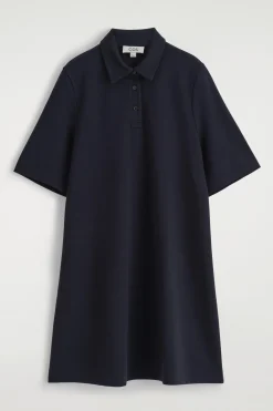 Online COS DŻERSEJOWA SUKIENKA MINI TYPU POLO