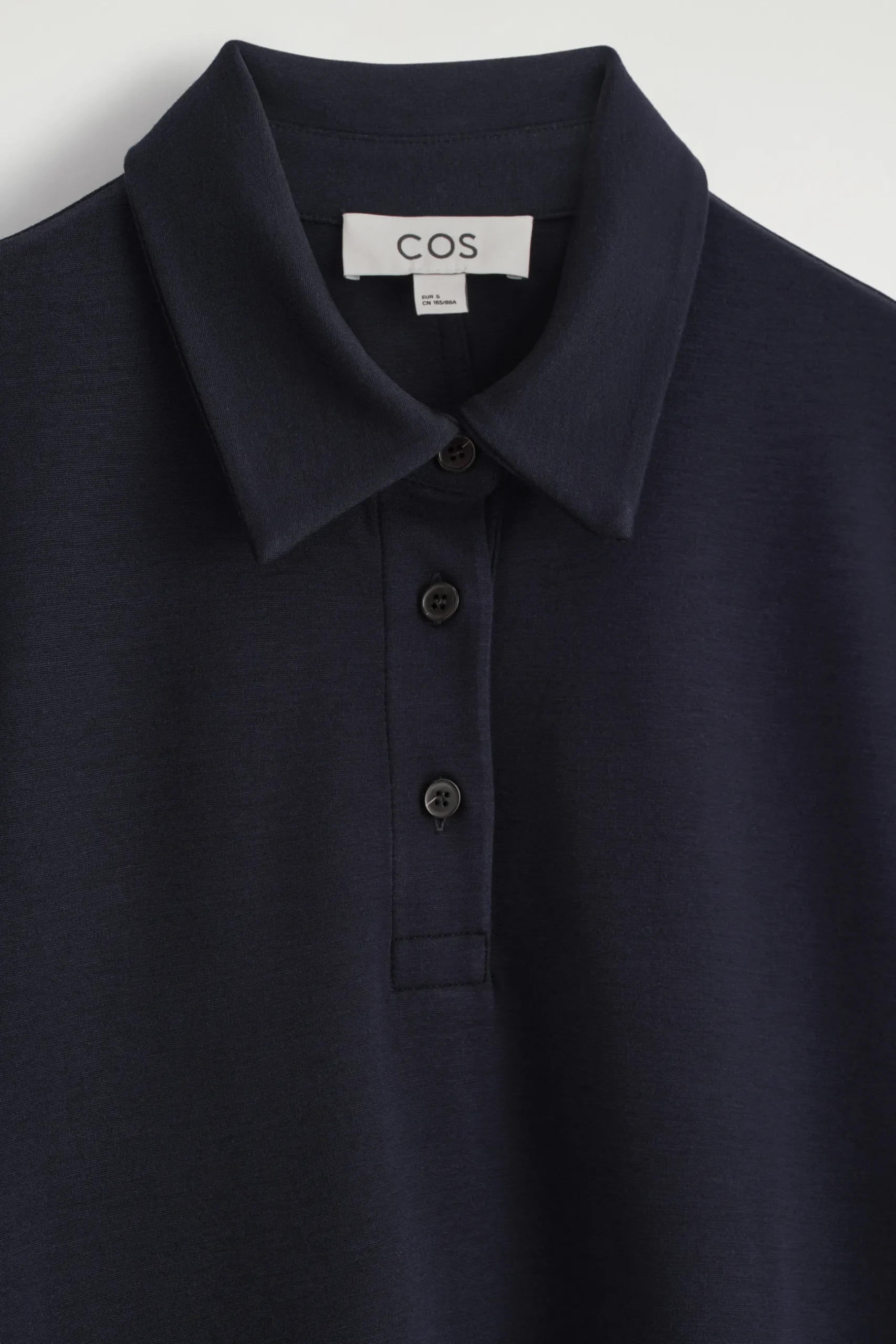 Online COS DŻERSEJOWA SUKIENKA MINI TYPU POLO