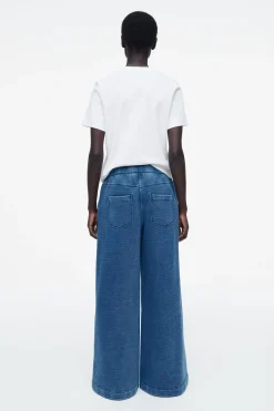 New COS DŻERSEJOWE JOGGERSY W JEANSOWYM KOLORZE