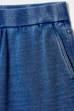 New COS DŻERSEJOWE JOGGERSY W JEANSOWYM KOLORZE