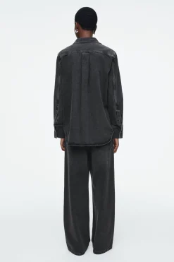 Sale COS DŻINSOWA KOSZULA – RELAXED FIT