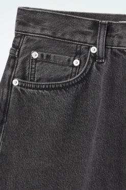 Outlet COS DŻINSOWA TRAPEZOWA SPÓDNICA MIDI