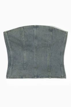 Fashion COS DŻINSOWY GORSET