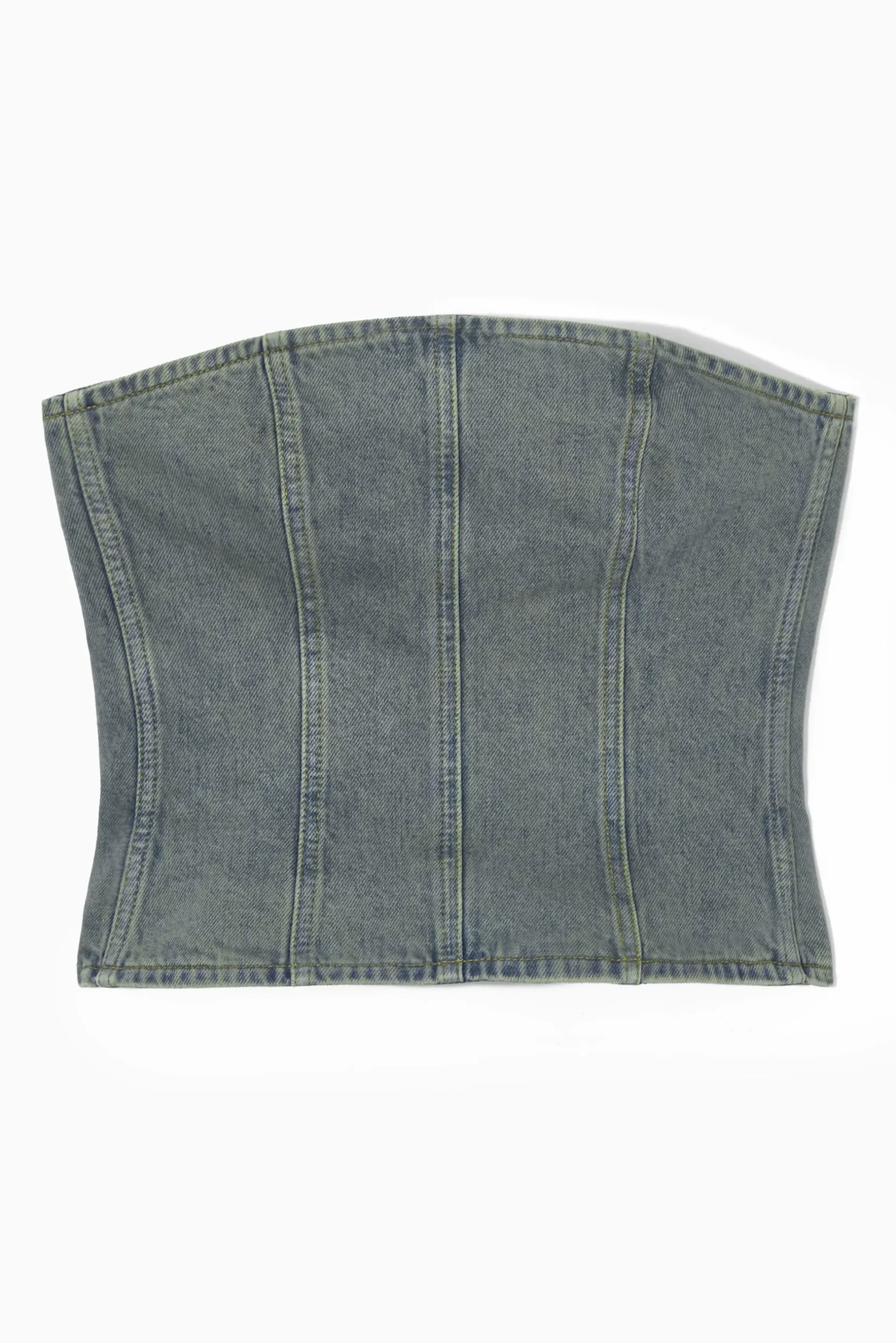 Fashion COS DŻINSOWY GORSET