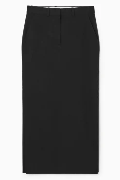 Discount COS DOPASOWANA SPÓDNICA MAXI Z LNEM