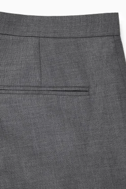 Discount COS DOPASOWANE WEŁNIANE SPODNIE – SLIM FIT