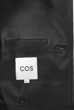 Fashion COS DOUBLEBREASTED LEATHER JACKET