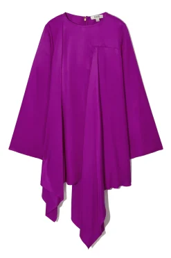 Best COS DRAPED TUNIC TOP