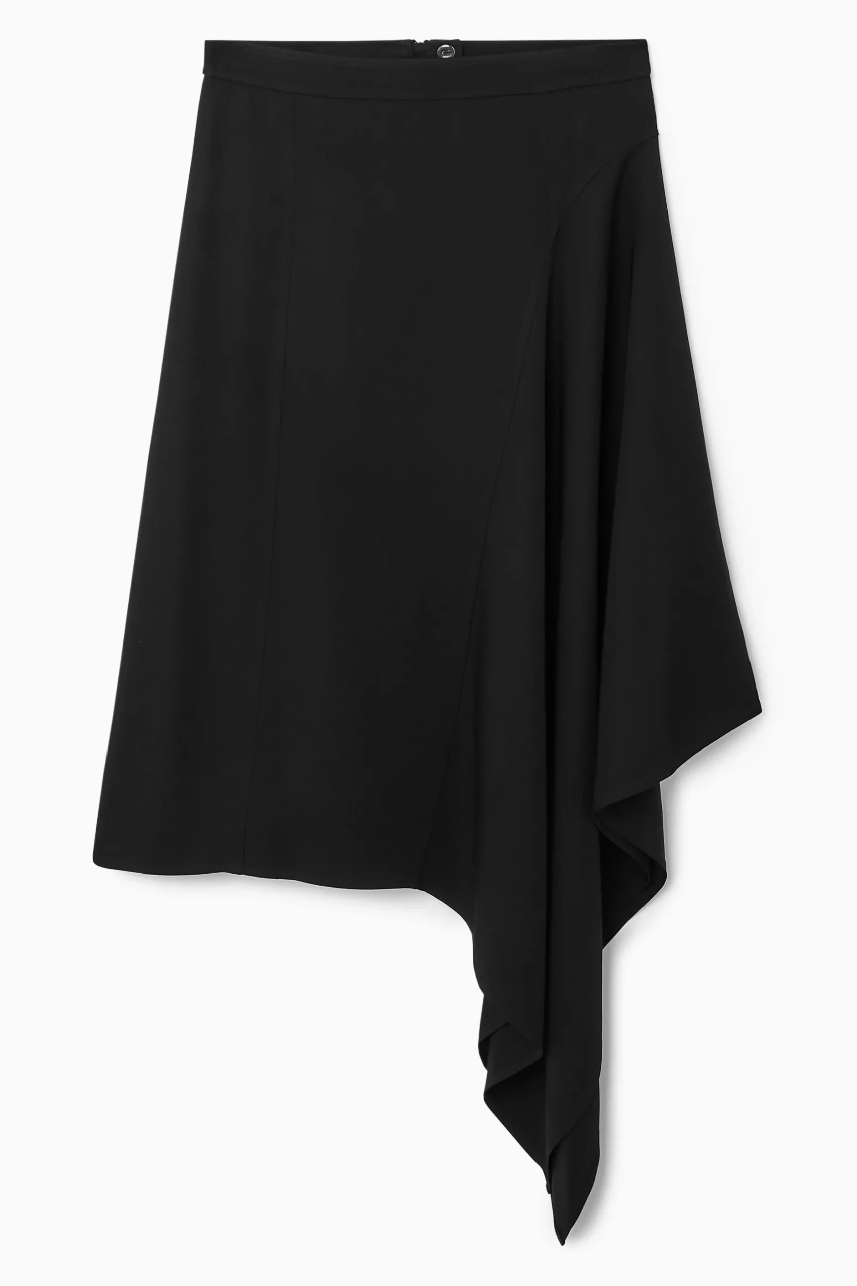 Clearance COS DRAPOWANA ASYMETRYCZNA SPÓDNICA MIDI