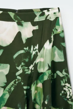 Outlet COS DRAPOWANA ASYMETRYCZNA SPÓDNICA MIDI