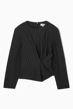 Clearance COS DRAPOWANA BLUZKA W PRĄŻKI