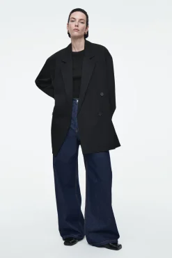 Discount COS DRAPOWANA DWURZĘDOWA MARYNARKA OVERSIZE