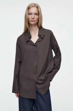 Fashion COS DRAPOWANA JEDWABNA KOSZULA