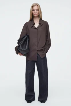 Fashion COS DRAPOWANA JEDWABNA KOSZULA