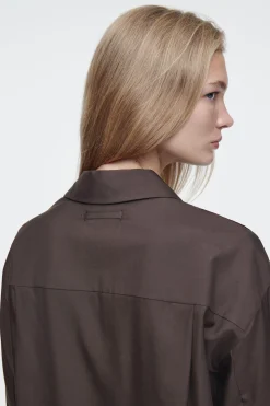 Fashion COS DRAPOWANA JEDWABNA KOSZULA