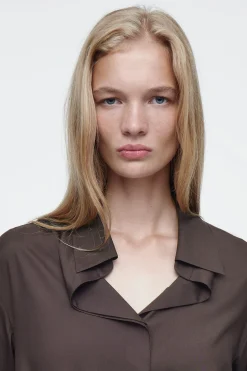 Fashion COS DRAPOWANA JEDWABNA KOSZULA